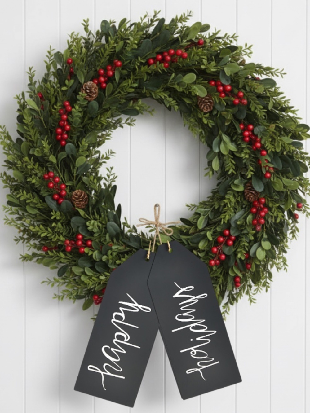 Double-Sided Holiday Door Tag